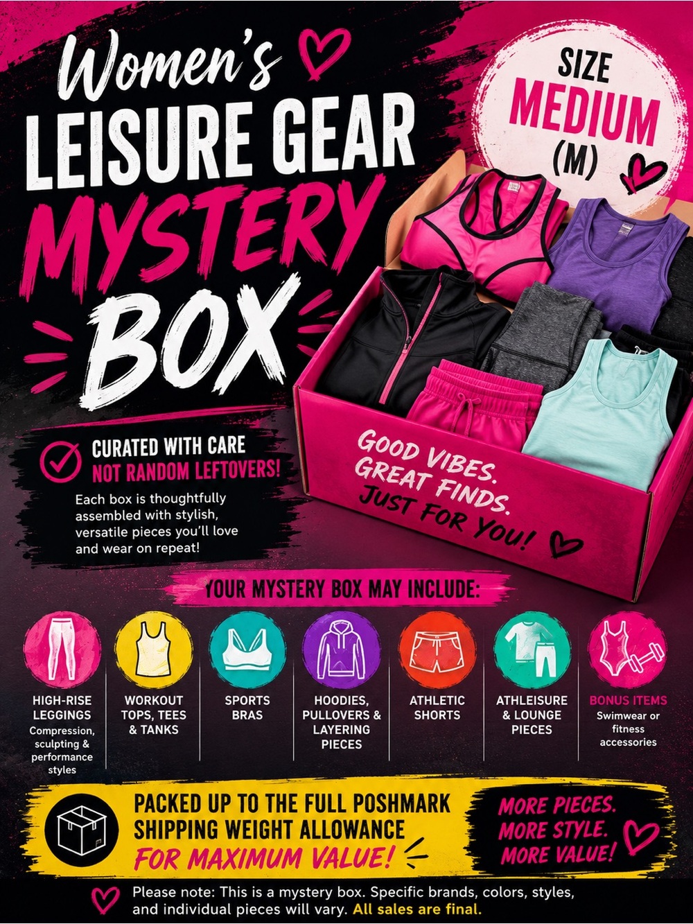 Women's Leisure Gear Mystery Box - SizeM